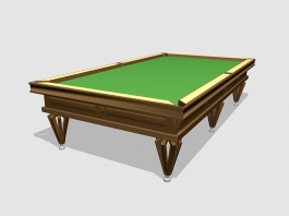 Pub Pool Table 3d preview