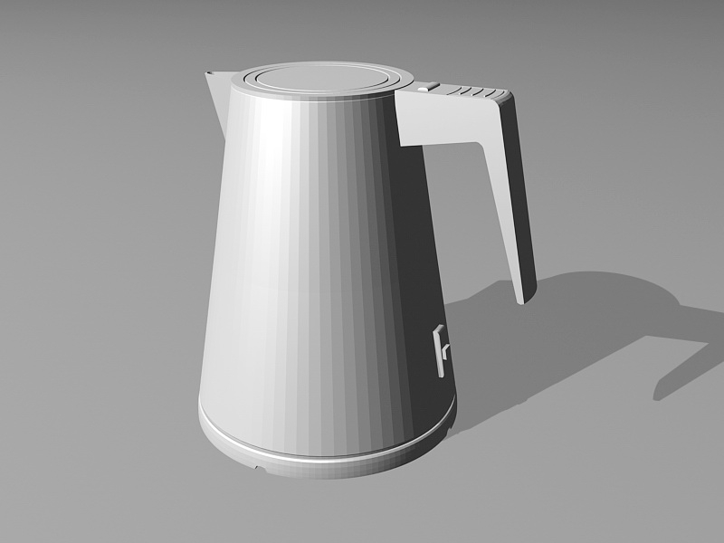 Electric Tea Kettle 3d rendering