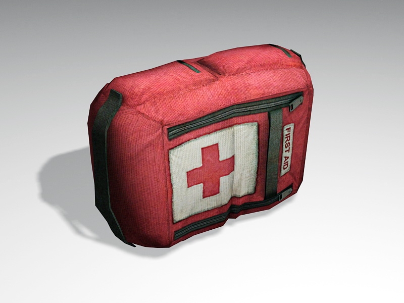 Left 4 Dead Medkit Backpack 3d rendering