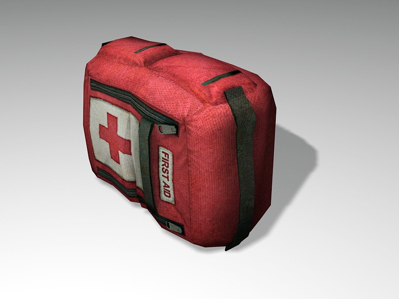 Left 4 Dead Medkit Backpack 3d rendering