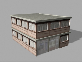 Historic Old Street Residence and Shop 3d model preview