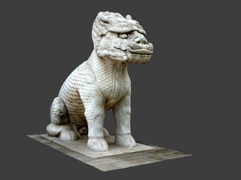 Pixiu Chinese Legendary Creature 3d rendering
