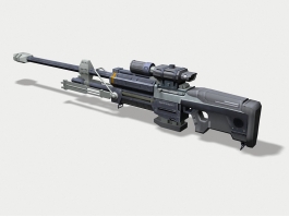 Sci-Fi Battle Rifle 3d preview
