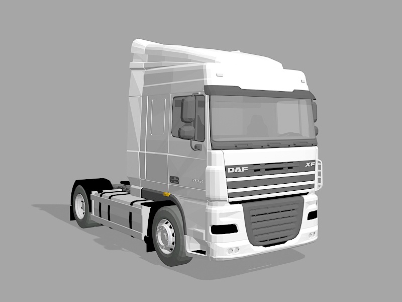 DAF Truck Tractor 3d rendering