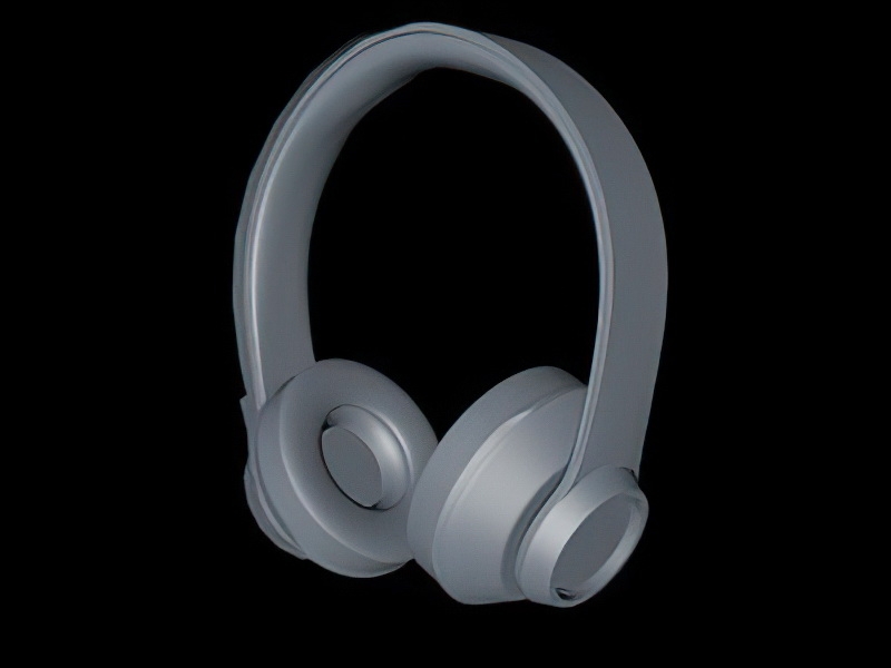 Audio Headphones 3d rendering