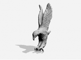 Eagle Sculpture 3d preview