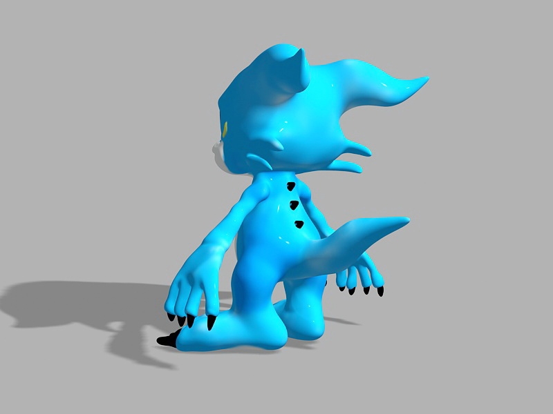 Digimon Veemon 3d rendering