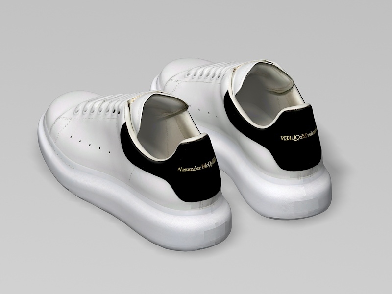 Alexander McQueen Sneakers 3d rendering