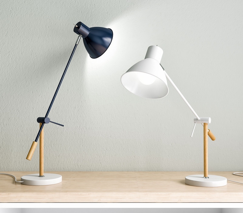 Victor Table Lamps 3d rendering