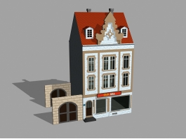 Old Townhouse 3d preview