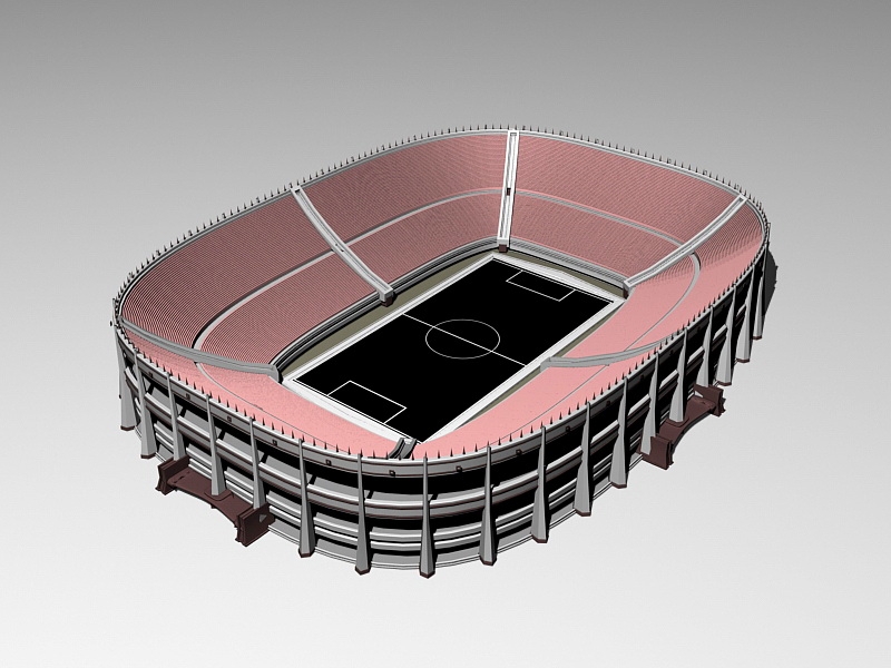 Athletics Stadium 3d rendering