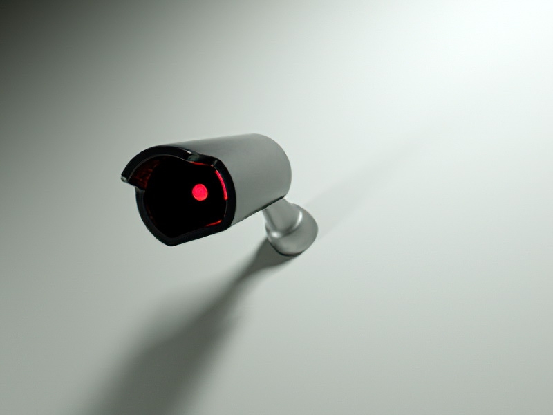 CCTV Bullet Camera 3d rendering