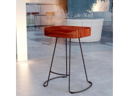 Large Roger Bar Stool 3d preview