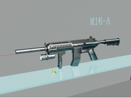Army M16 Rifle 3d preview