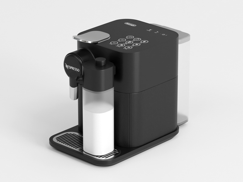 Nespresso Gran Lattissima Coffee Machine 3d rendering