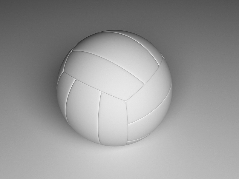 Volleyball Ball 3d rendering