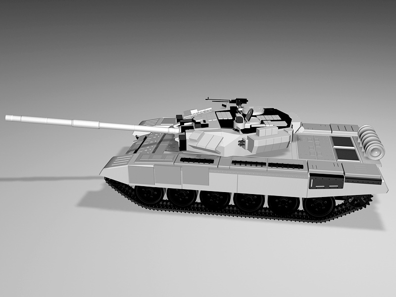 Tank Modeling 3d rendering