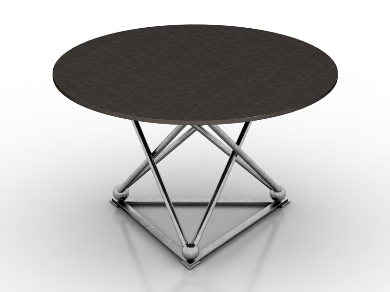 Industrial Dining Table 3d rendering