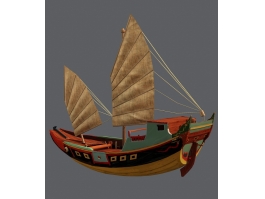 Ancient Roman Merchant Ship 3d preview
