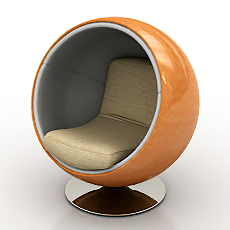Modern Ball Chair 3d rendering