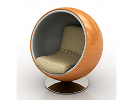 Modern Ball Chair 3d model preview