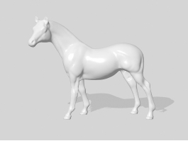 Horse Art Sculpture 3d preview