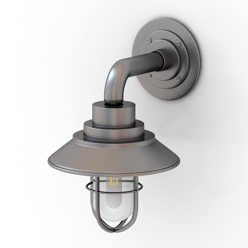 Industrial Wall Sconce 3d rendering