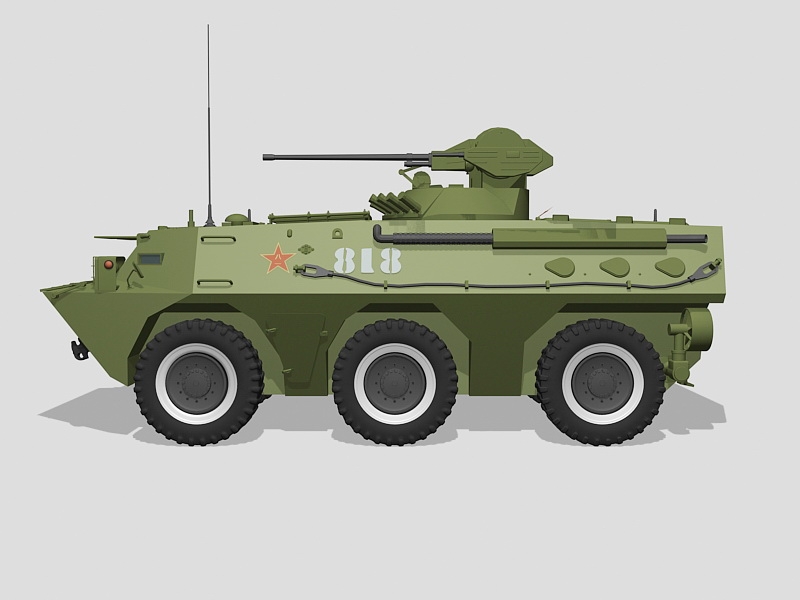 WZ-551 Wheeled Infantry Fighting Vehicle 3d rendering