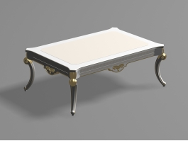 Vintage Coffee Table 3d model preview