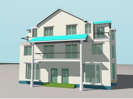 Residential Dwelling House 3d preview
