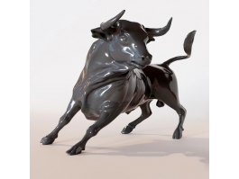 Bull Sculpture 3d preview