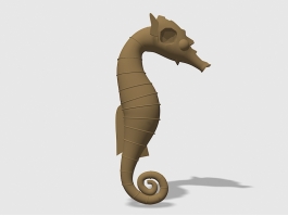 Seahorse Animal 3d model preview
