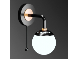 Globe Wall Sconce 3d model preview