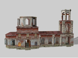 Old Sunnyside Church 3d preview