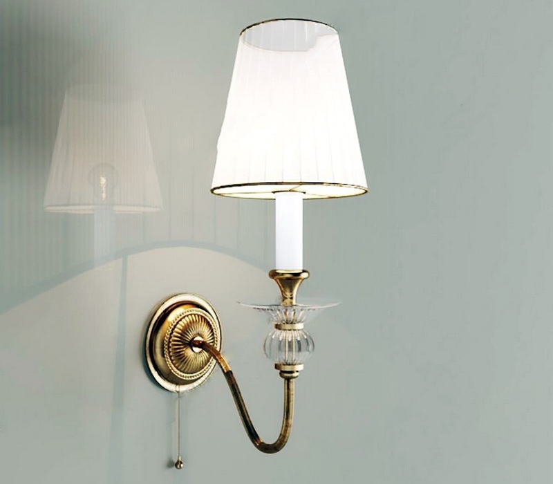 Brass Wall Sconce 3d rendering