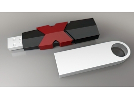Cool USB Drives 3d model preview