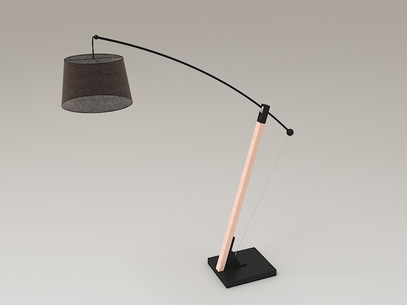 Archer Floor Lamp 3d rendering