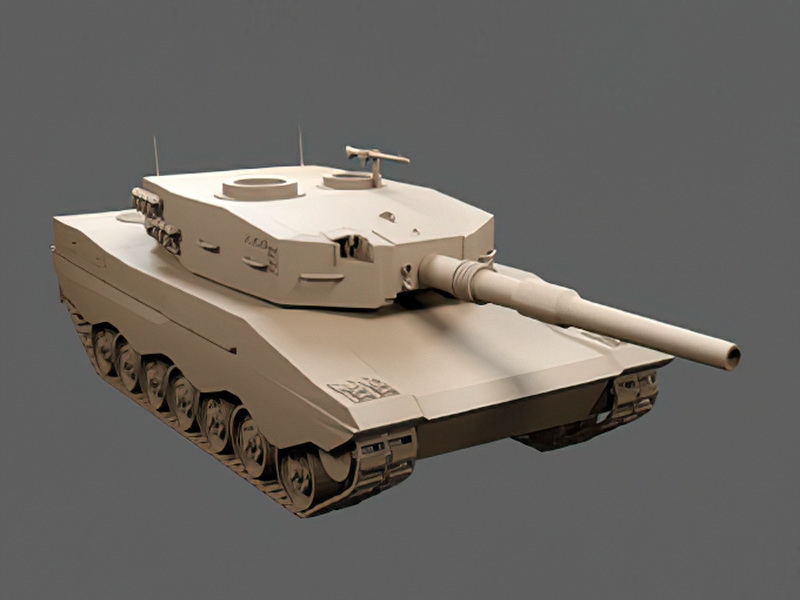 Soviet T-54 Tank 3d rendering