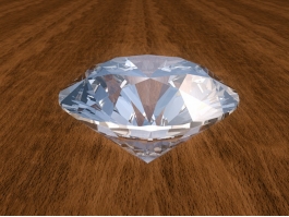 Round Diamond 3d model preview