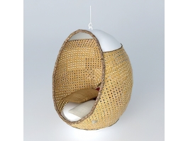 Rattan Hanging Chair 3d model preview