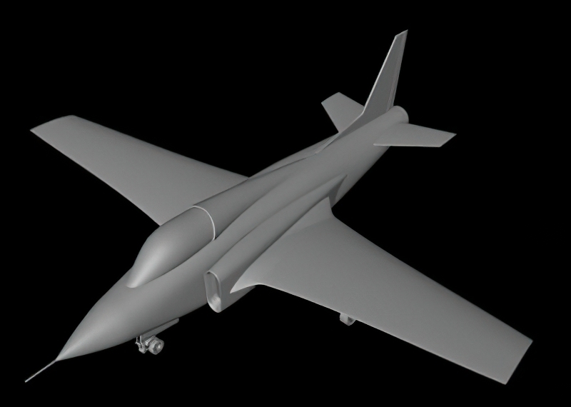 Hongdu JL-10 Fighter Trainer 3d rendering