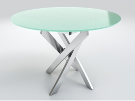 Modern Glass Coffee Table 3d preview