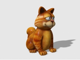 Garfield Cat 3d model preview
