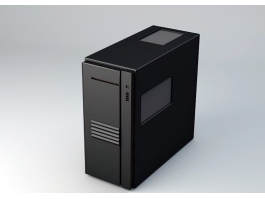 Computer Black Box 3d model preview