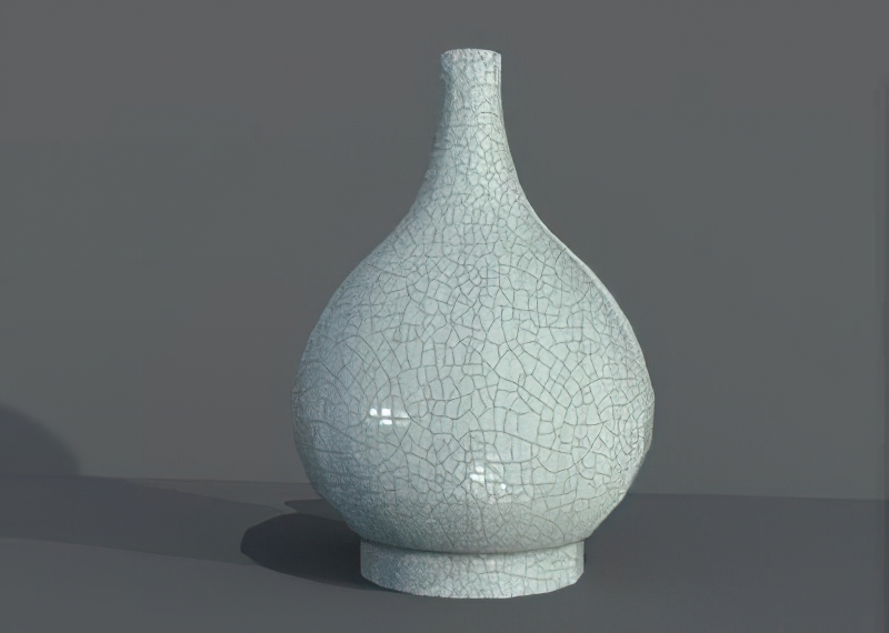 Vintage Ceramic Vase 3d rendering