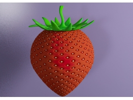 Strawberry Fruit 3d preview