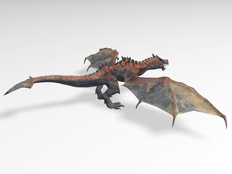 Primeval Dragon 3d rendering
