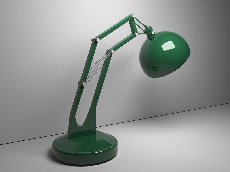 Anglepoise Desk Lamp 3d rendering