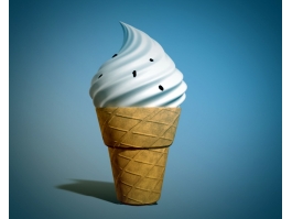 Soft Serve Ice Cream 3d preview