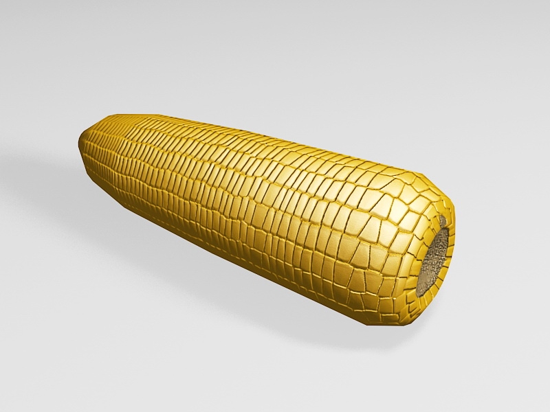 Yellow Maize 3d rendering